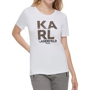 Karl Lagerfeld Studded GraphicT shirt